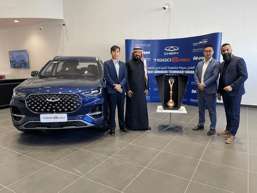 TIGGO 8 PRO Wins the Title of “2021 SUV with the Best Advanced Technology” in Saudi Arabia